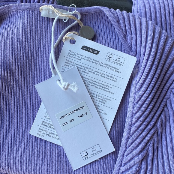 Ribbed Knit Cardigan Crop Shrug Top - S - Picture 10 of 13